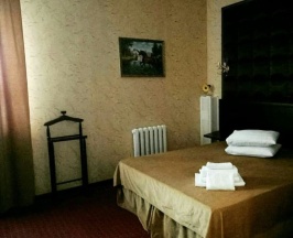 Люкс с красивым видом из окна в Home Hotel Astana