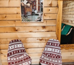 Трехместный номер с двуспальной и односпальной кроватью в Иванова дача