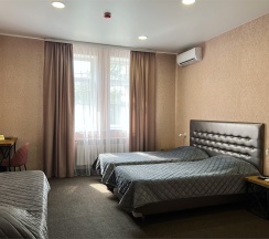 Двухместный с 1 большой или 2 раздельными кроватями в Парк-л