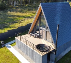 Большой A-frame дом в Siberia