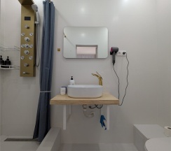 Двухместная студия на 3-м этаже с видом на море в Агава