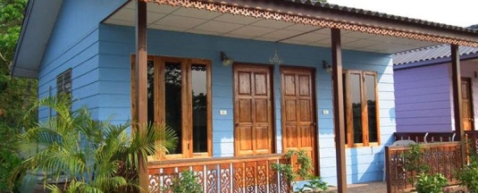 Двухместный номер Standard с видом на сад двуспальная кровать в Bambooya Resort