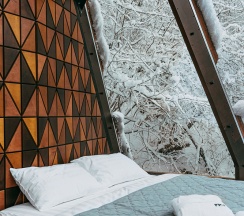 Делюкс с двуспальной кроватью в Pine River Красная Поляна