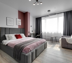 1-комнатные апартаменты студия Рэд в Dream Apartmens