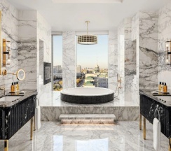 Двухместный люкс The Ritz-Carlton двуспальная кровать в The Ritz-Carlton Astana