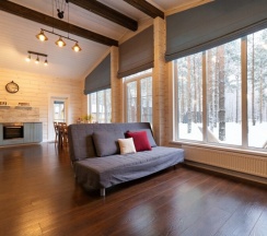 №11 Сhalet 110m2 с горячим банным чаном и закрытой территорией (оснащение дома, стоимость чана и бани см. Подробнее) в Les holidays