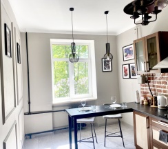 Двухместные апартаменты с 2 комнатами с видом на город двуспальная кровать в Апартаменты InterLoft 7 Old Town Free Parking Wi-Fi 100/50 Smart TV