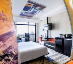 Двухместный номер Deluxe 2 отдельные кровати в Siam@Siam Design Hotel Pattaya