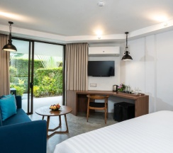 Двухместный номер Deluxe Garden двуспальная кровать в Dewa Phuket Resort & Villas