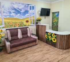 Номер на троих (1 двухспальн. кров. + 1 односп. +2 доп. места) в Подсолнух