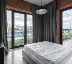 Апартамент для 5-х гостей с видом на город в Sv Loft Apart