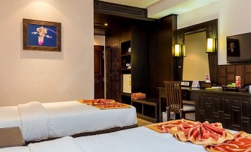 Двухместный номер Deluxe with Jacuzzi 2 отдельные кровати в Курорт Nipa Resort