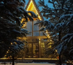 Большой A-Frame. Время заезда и выезда в данный дом с 16:00 до 13:00. в BamBoo Village