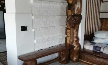 Коттедж с красивым видом из окна в Домик лесняка
