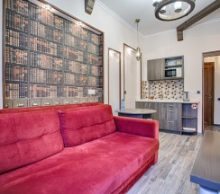 Двухместные апартаменты 12 с видом на парк двуспальная кровать в Exclusive Hotel&Apartments