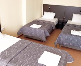 Кровать в 4-местном общем номере в Smart Hotel KDO Челябинск