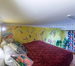 Апартаменты Deluxe с видом на внутренний двор в Апартаменты Dao De Rooms Pop Art Factory
