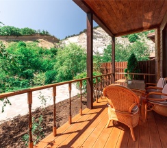 Двухкомнатный Сюит на 1 этаже с террасой Дом №5 в Лесная заимка