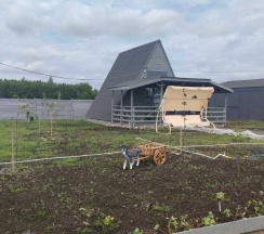 A-frame house в Семейная ферма