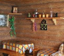 Люкс Дуплекс в Русская изба с баней