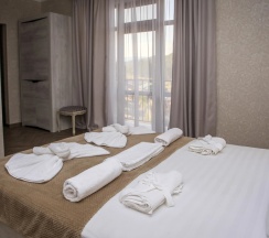 Двухместный номер Делюкс с балконом и с красивым видом из окна двуспальная кровать в Blacksea