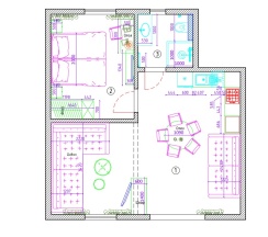 ШАЛЕ №3 (1-ЭТАЖ) 70 м² в Время гор
