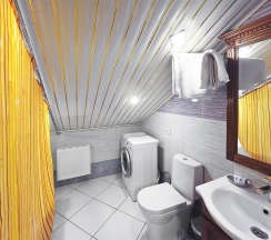 Номер стандарт с 1 двуспальной кроватью (мансарда) в Дилижанс