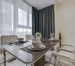 Двухместный люкс с видом на город (двуспальная кровать) в Business apartments