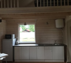 Коттедж с красивым видом из окна в Ежевика