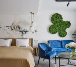 Двухместный люкс с ванной двуспальная кровать в Б.О.Р.