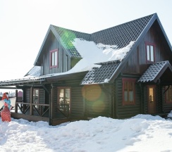 Коттедж с балконом в Подстепки house