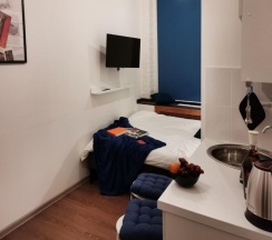 Комната стандарт с 1 двуспальной кроватью в Restop loft apart