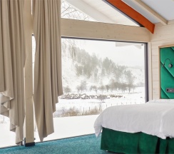 Шале с двуспальной кроватью 1-я линия в Маральник Altai Palace