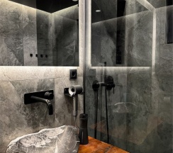 Дом «SILVER» с банным чаном на террасе в Luxe House