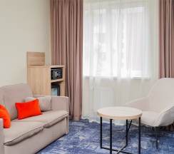 Апартаменты Комфорт с кухней 2-комнатные (Apartment Comfort two-room) в Екатерининский квартал
