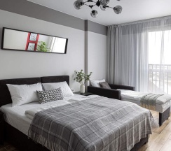 Апартаменты Стандартные двуспальная кровать в Апарт-отель Nordy Homes Minsk