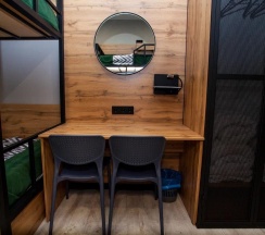 Кровать в общем номере с 3 двухъярусными кроватями (общие удобства) в Сириус