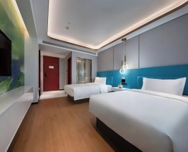 Двухместный номер Superior с видом на город (2 отдельные кровати) в Jinglai Hotel Jing'an District Store