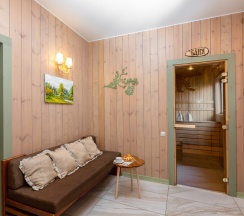 Коттедж《Шебби шик》с сауной и "Банным чаном" (расположен в Логиново) в Сканди хаус