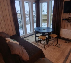 Двухместное бунгало с видом на внутренний двор двуспальная кровать в Усадьба