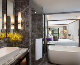 Двухместный люкс Cabana Дуплекс двуспальная кровать в Siam Kempinski Hotel Bangkok
