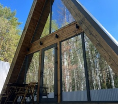 Дом A-frame в 4 сезона