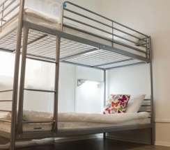 Кровать в общем номере в Warsaw Downtown Hostel