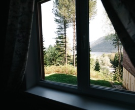 Стандарт с видом на озеро с 2 односпальными кроватями в Телецкие терема