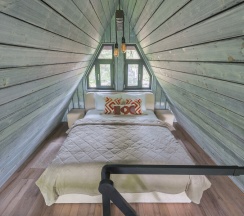 № 15 A-Frame 77 m2 с камином, кондиционером и террасой (оснащение дома см. Подробнее) в Les holidays