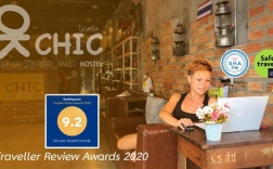 Кровать в общем номере в Ok Chic Phuket Hostel