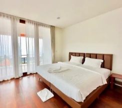 Двухместный номер Deluxe с видом на бассейн двуспальная кровать в PP Mountain Beach Resort and Waterpark