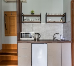 Апартаменты для троих гостей с 1 большой кроватью (3й или 4й этаж) в Rent Apartment SPb Forte