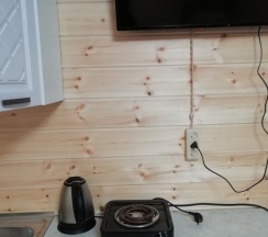 Студия с красивым видом из окна в Раш