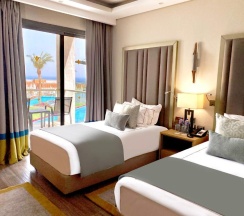 Двухместный люкс Lagoon Deluxe с видом на море 2 отдельные кровати в Rixos Premium Magawish Suites and Villas